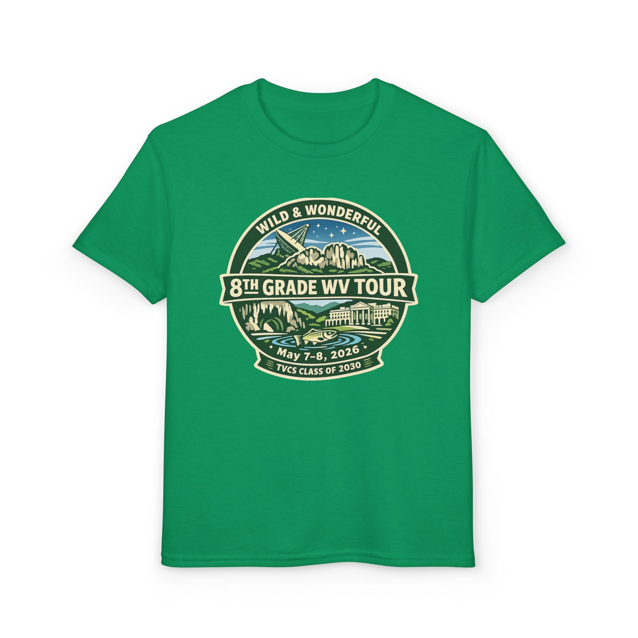 Youth - 2026 TVCS 8th Grade WV Tour T-shirt