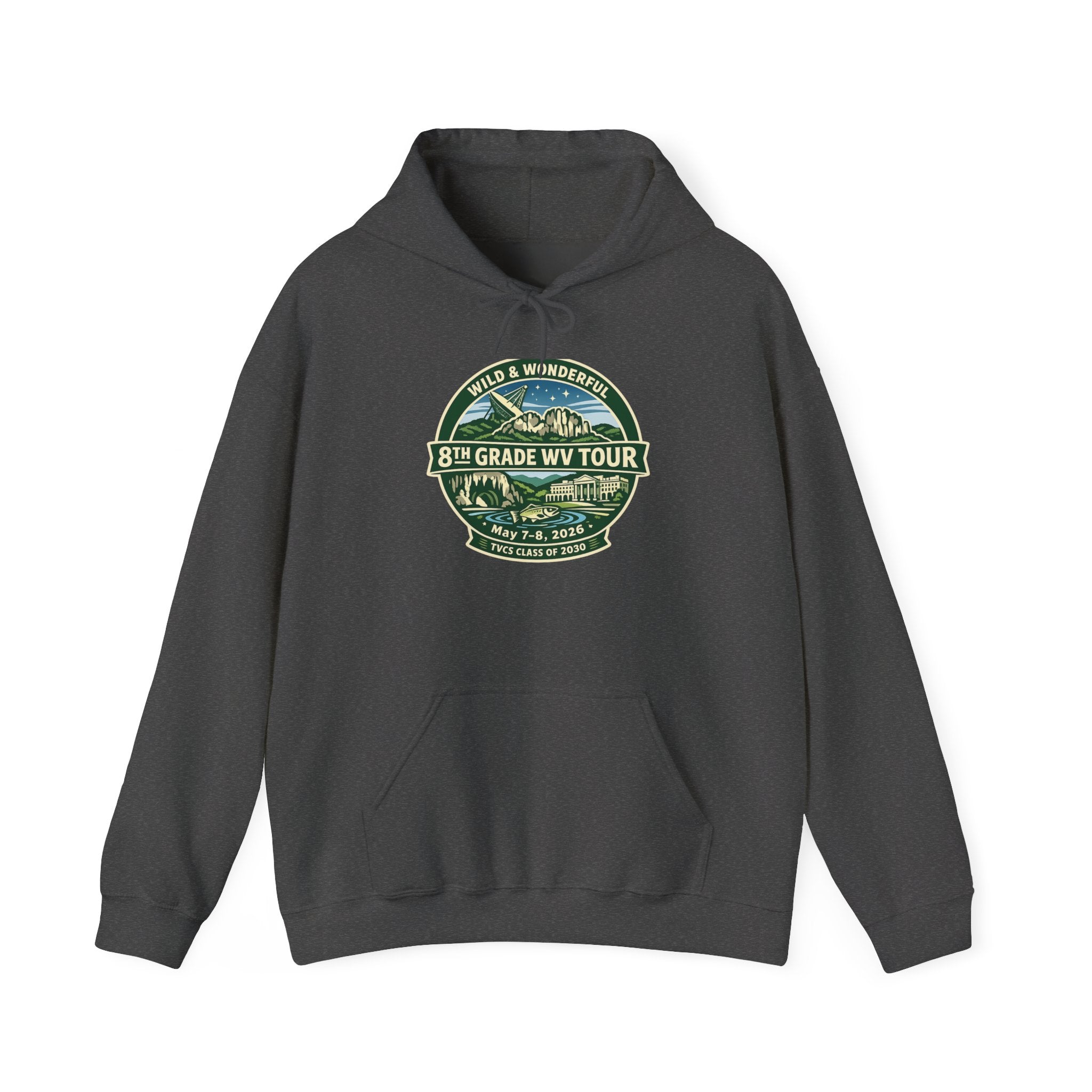 2026 TVCS 8th Grade WV Tour Hoodie