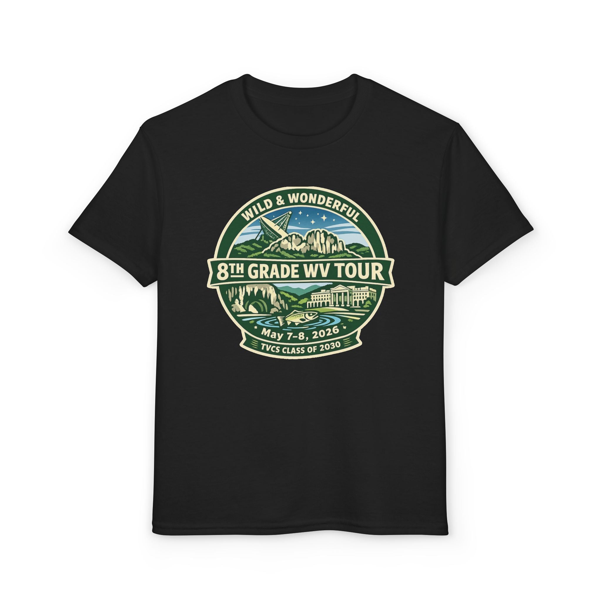 Youth - 2026 TVCS 8th Grade WV Tour T-shirt