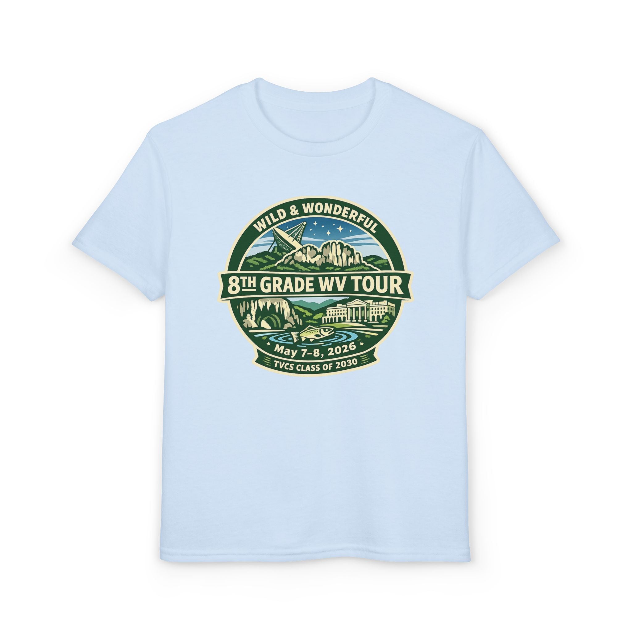 Youth - 2026 TVCS 8th Grade WV Tour T-shirt