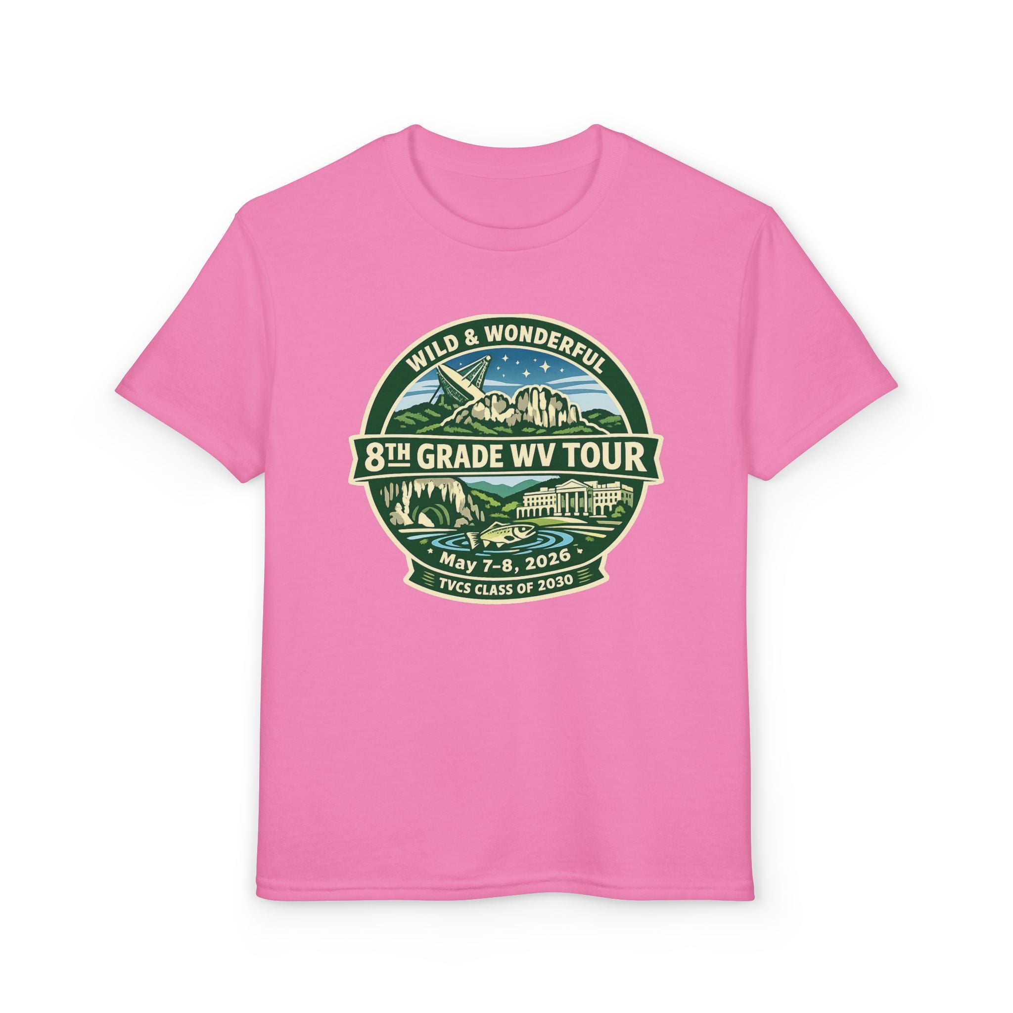 Youth - 2026 TVCS 8th Grade WV Tour T-shirt