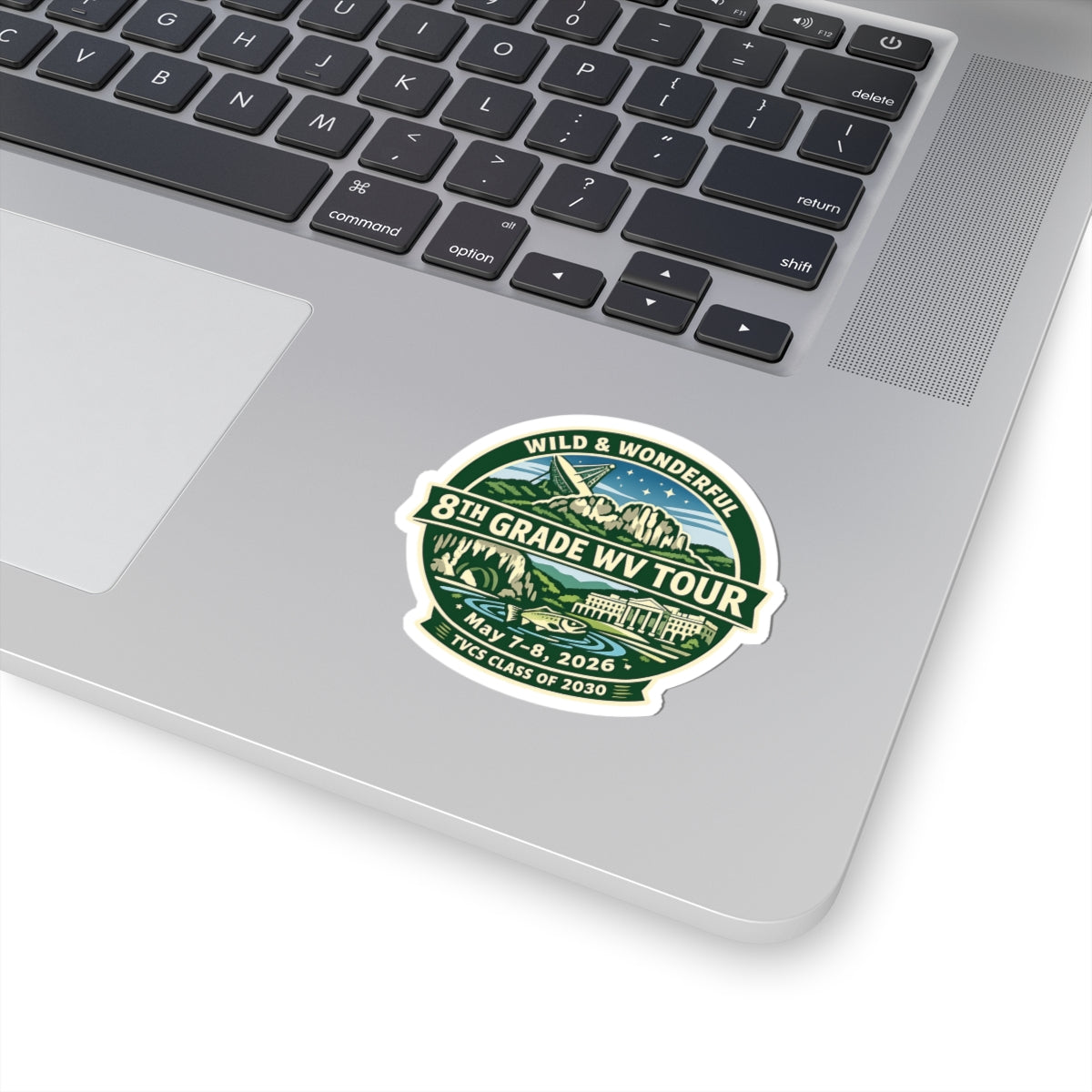 2026 TVCS 8th Grade WV Tour Kiss-Cut Stickers