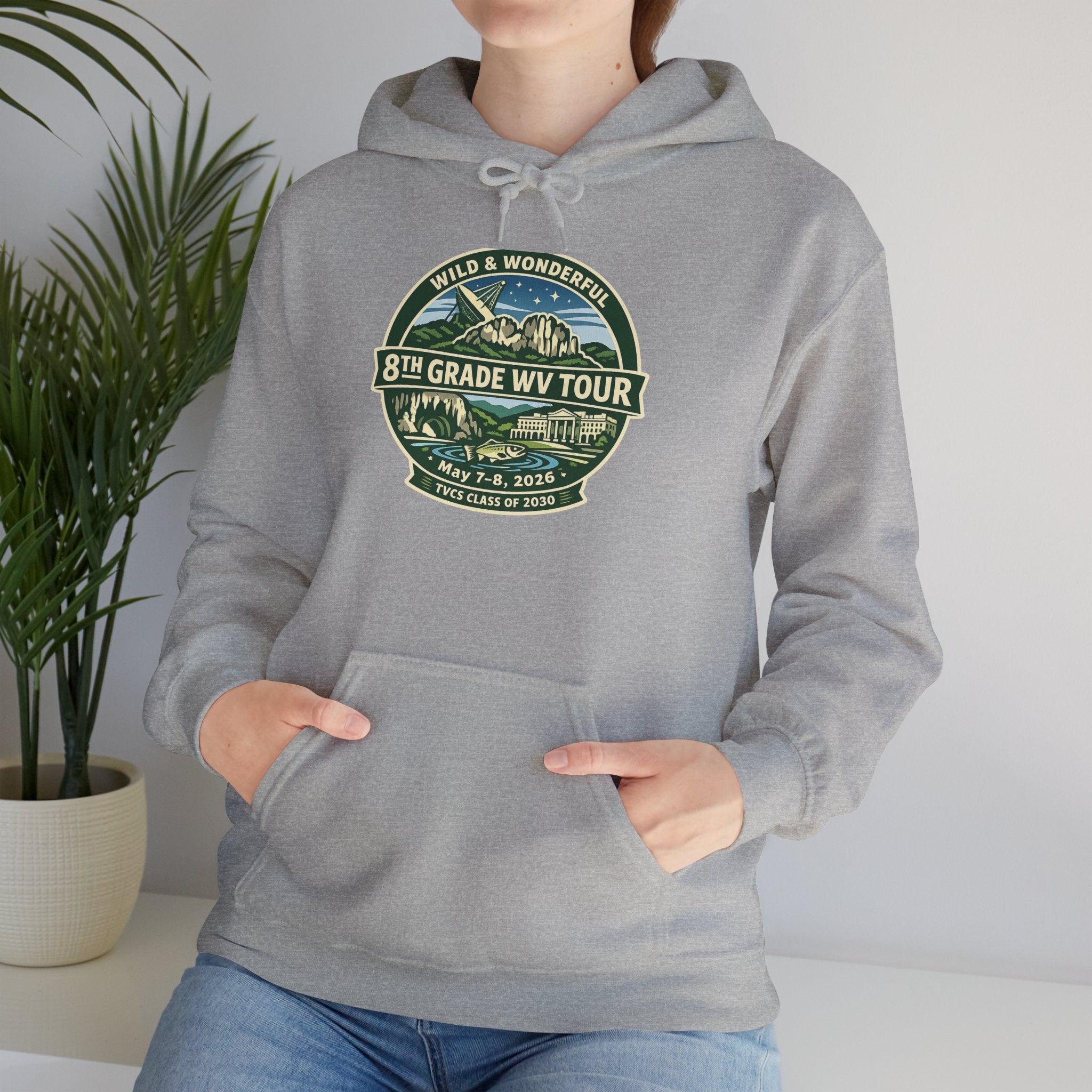 2026 TVCS 8th Grade WV Tour Hoodie
