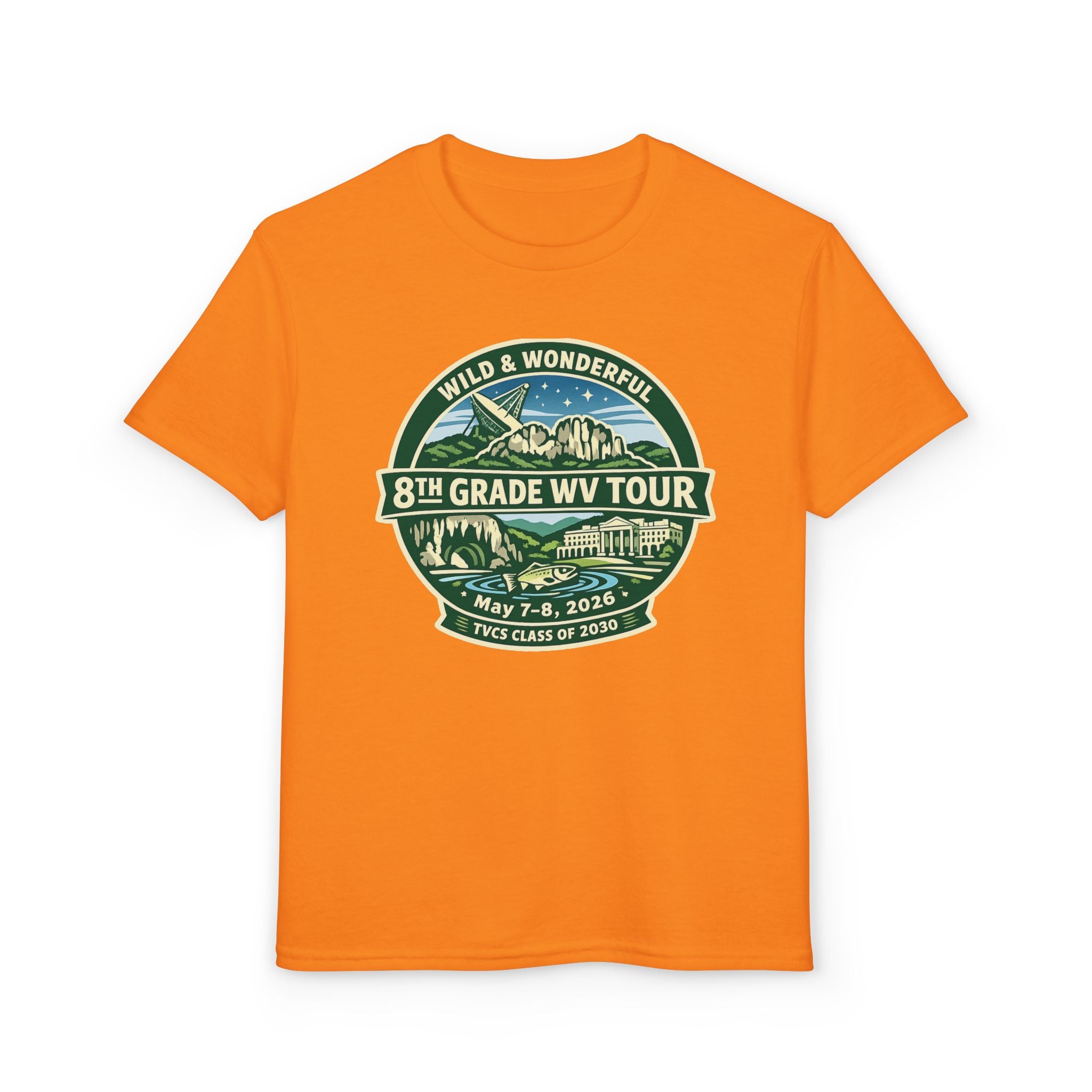 Youth - 2026 TVCS 8th Grade WV Tour T-shirt