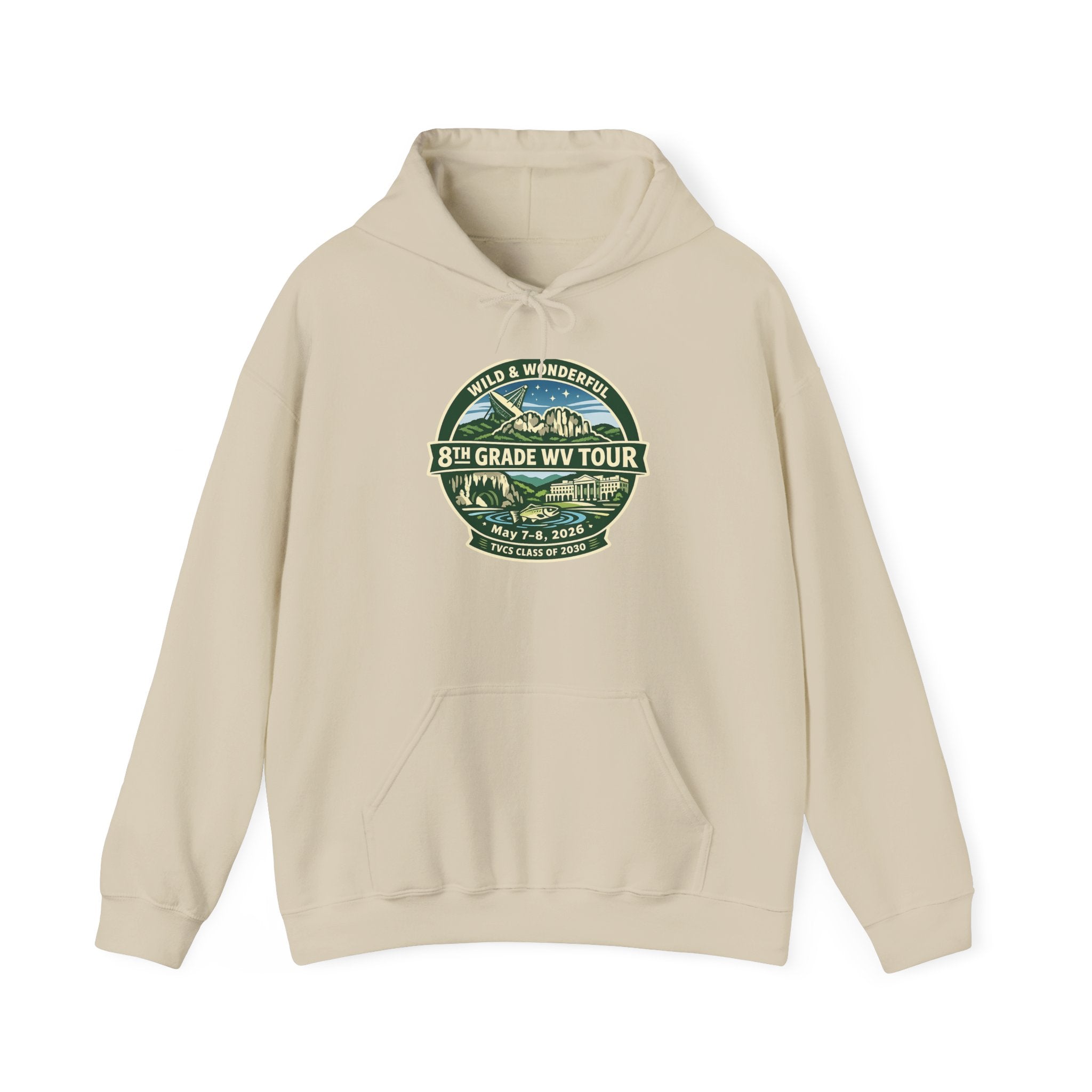 2026 TVCS 8th Grade WV Tour Hoodie