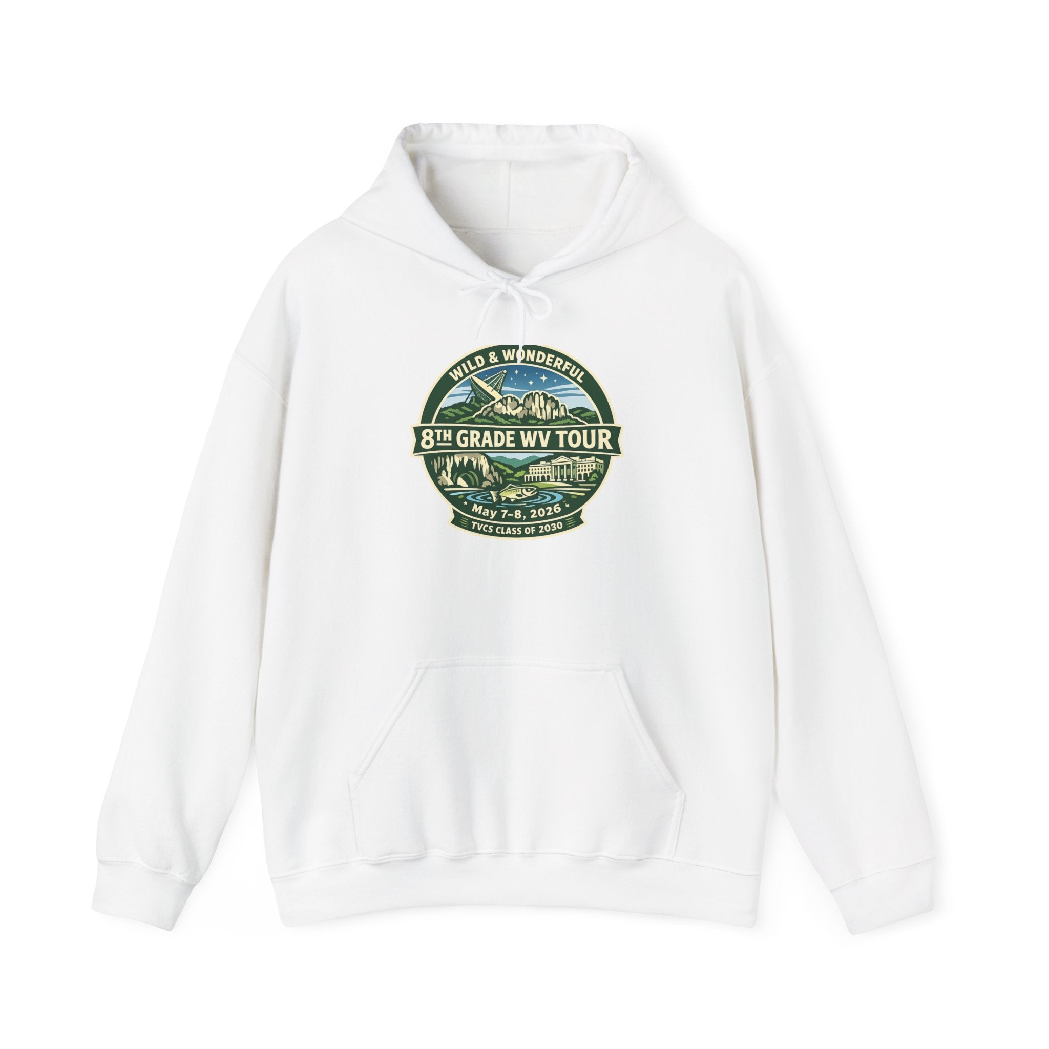 2026 TVCS 8th Grade WV Tour Hoodie