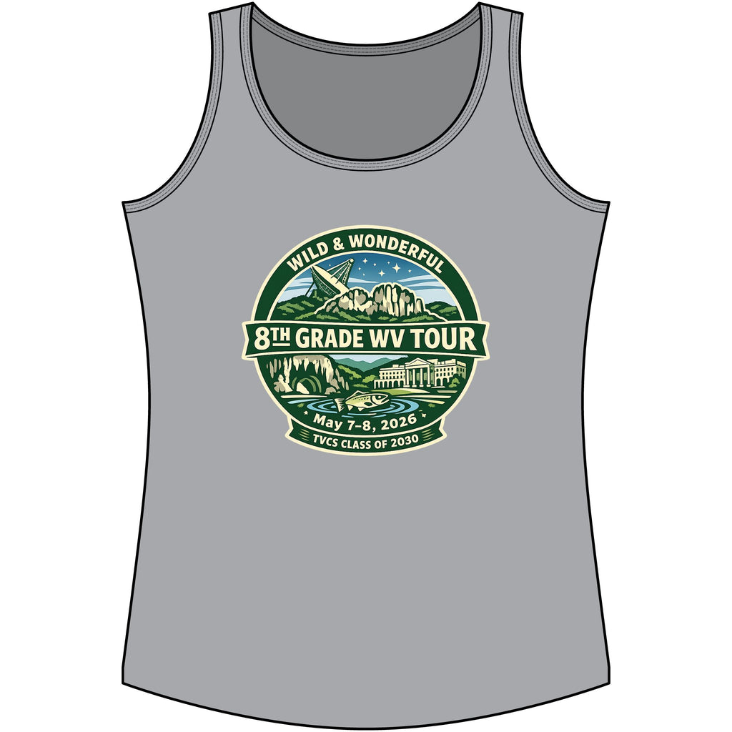 2026 TVCS 8th Grade WV Tour Cotton Tank Top