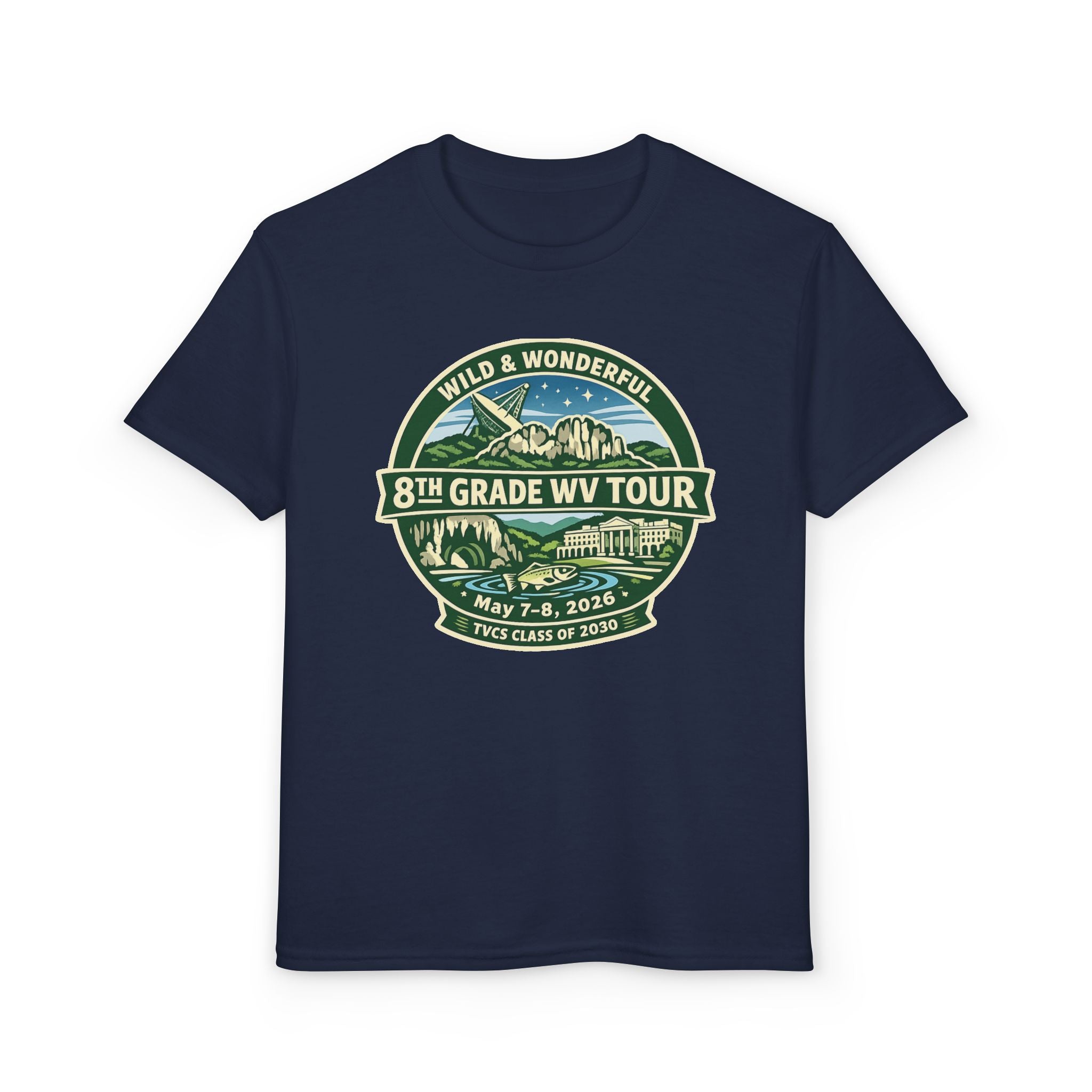 Youth - 2026 TVCS 8th Grade WV Tour T-shirt