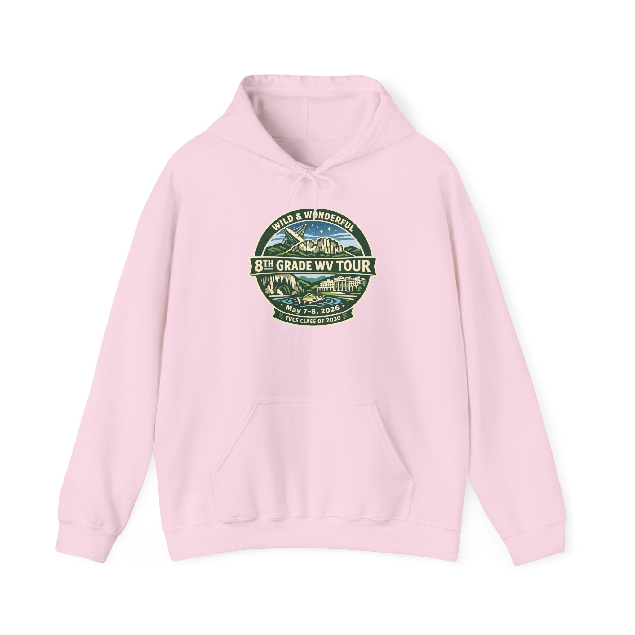 2026 TVCS 8th Grade WV Tour Hoodie